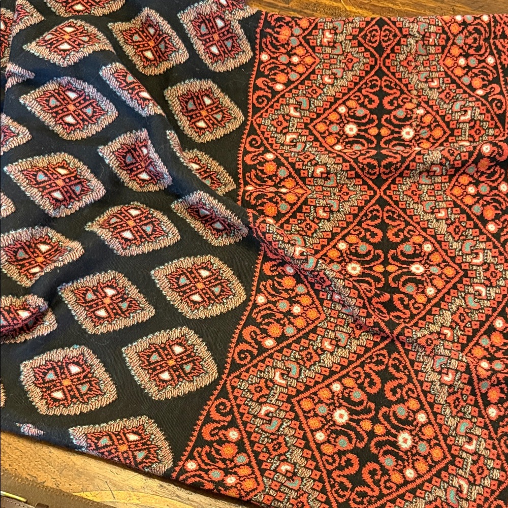 Peruvian Connection Kilim Patterned - Maxi Skirt … - image 11